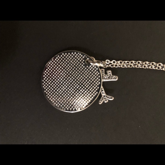 Vintage-like wanderlust necklace w/airplane charm - Picture 6 of 6